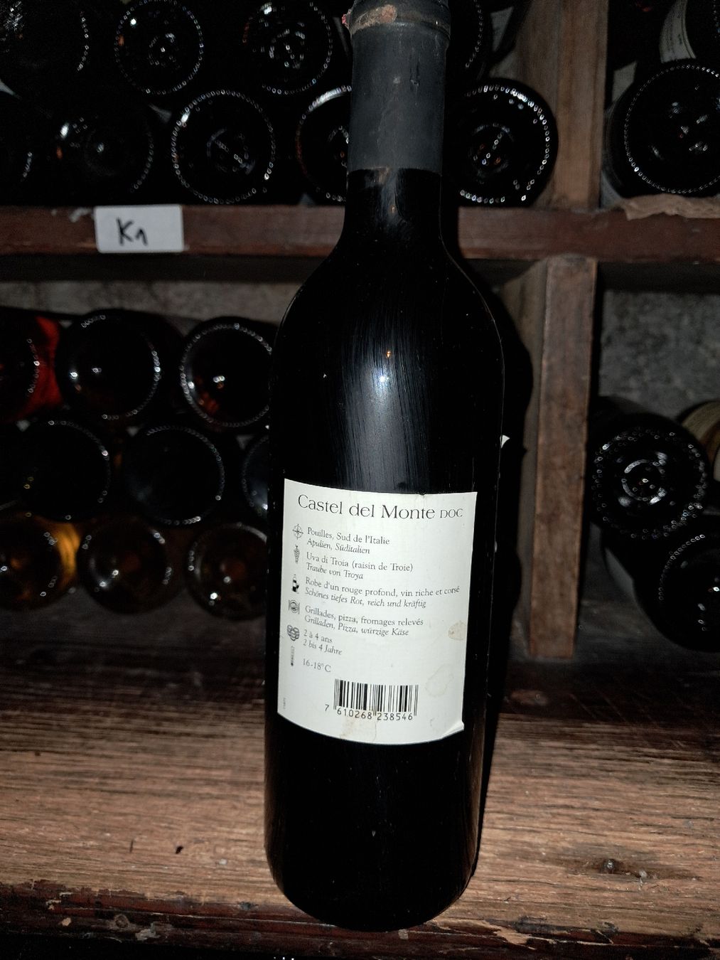 Vino: Castel del monte 2001 – Nuovo e nell'imballaggio originale da Le locle venduto da juliensaran 2