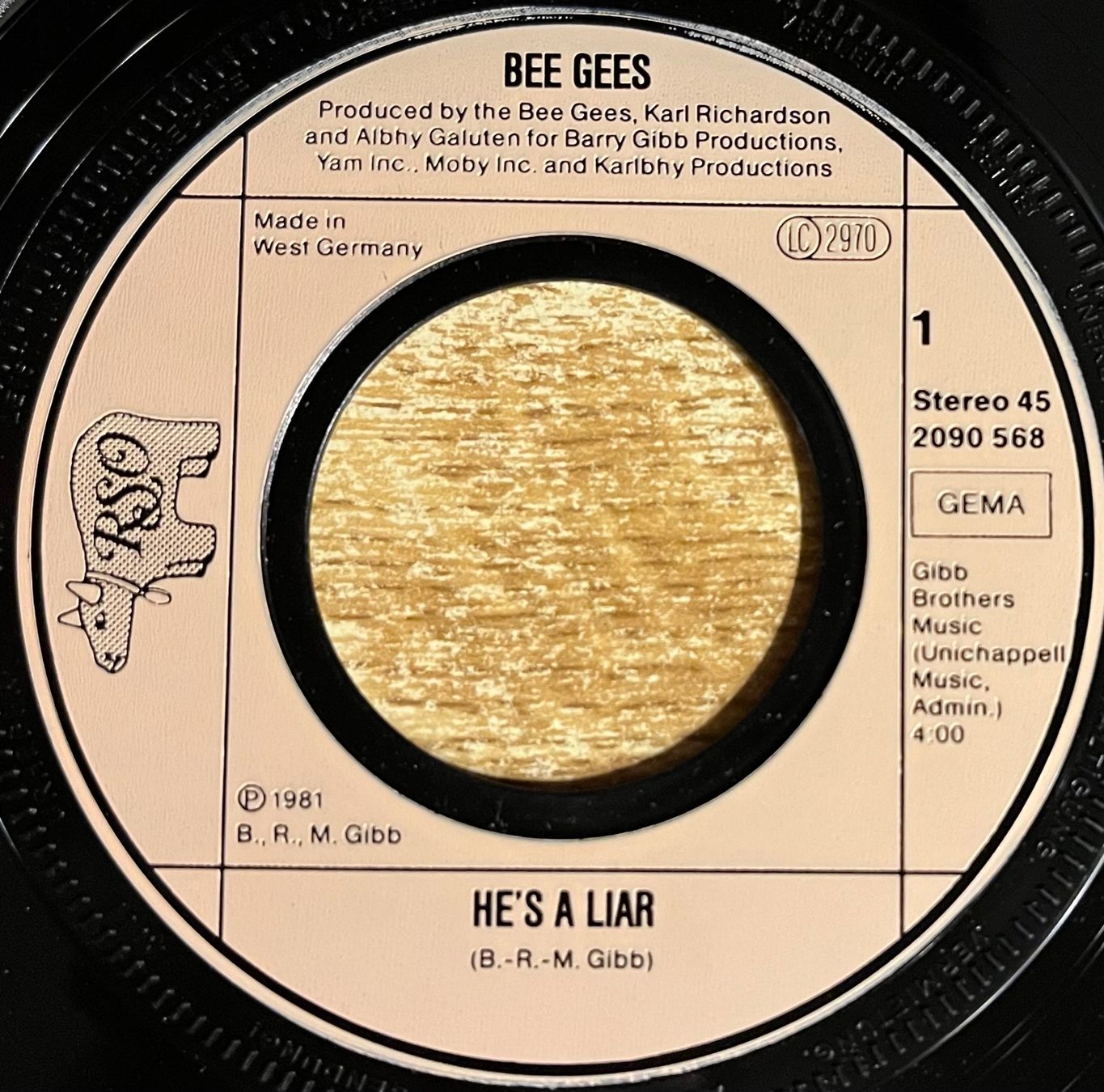 Dischi in vinile: BEE GEES - HE'S A LIAR – Usato da Bussigny venduto da vinyl-pas-cher 2