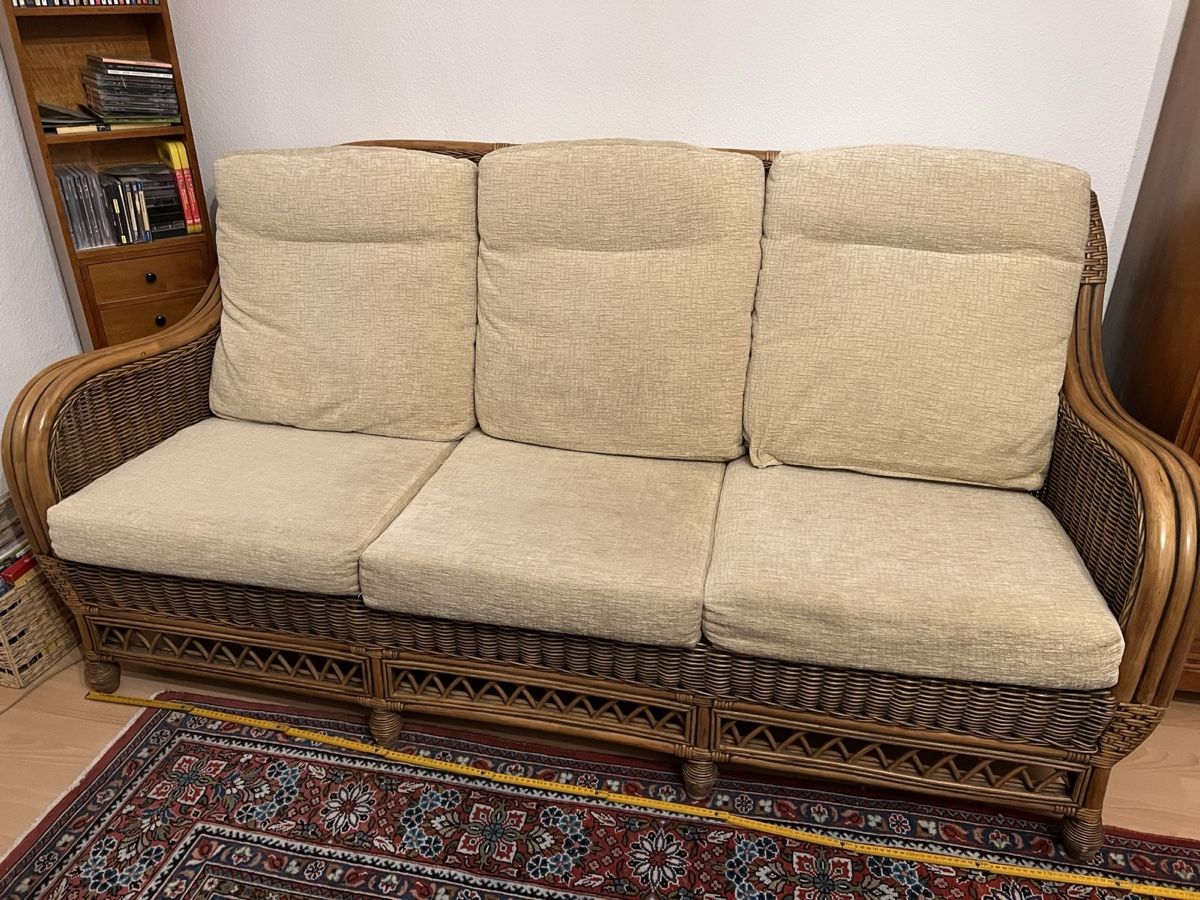Sofas: Rattan-Sofa – D'occasion à Muri b. Bern par Chrigubern