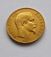 FRANCE / Frankreich, GOLD 50 francs 1857 - Napoleon III