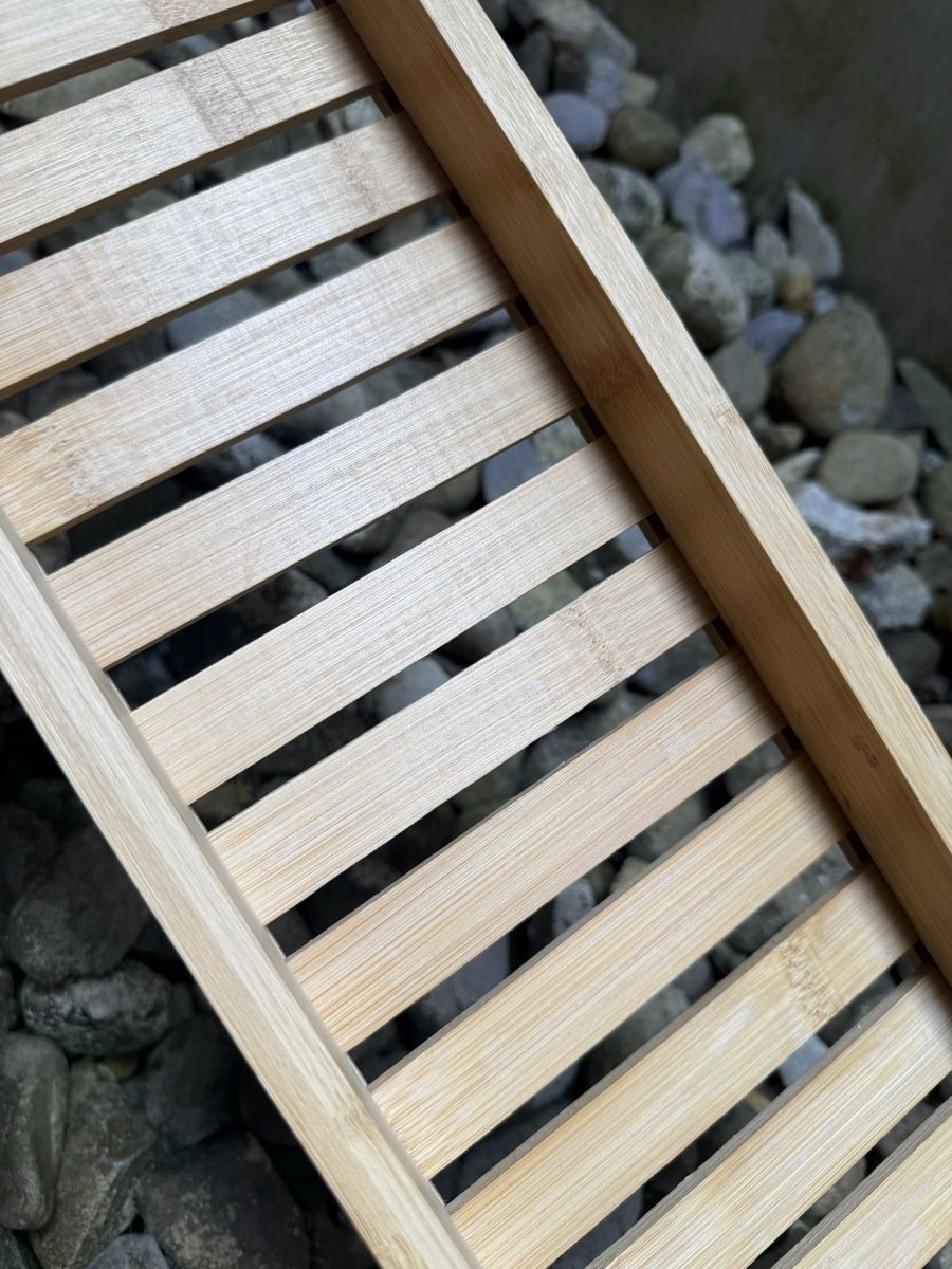 Articoli in legno: Badezimmerablage Bambus 66cm NEU – Nuovo e nell'imballaggio originale da Perlen venduto da SPICE24 6