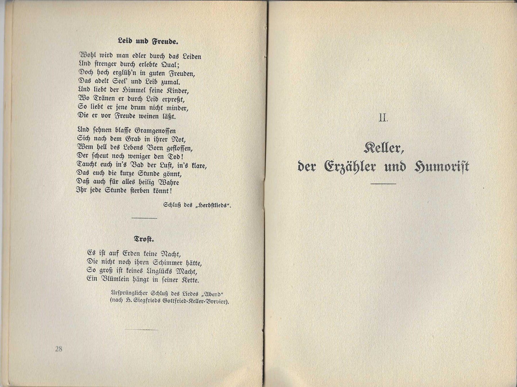 Libri: Aus Gottfried Keller Werken, 1919 – Usato da Flims - Dorf venduto da Stagediver 3