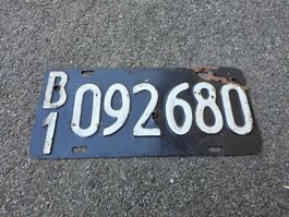 Nummernschild B 092680