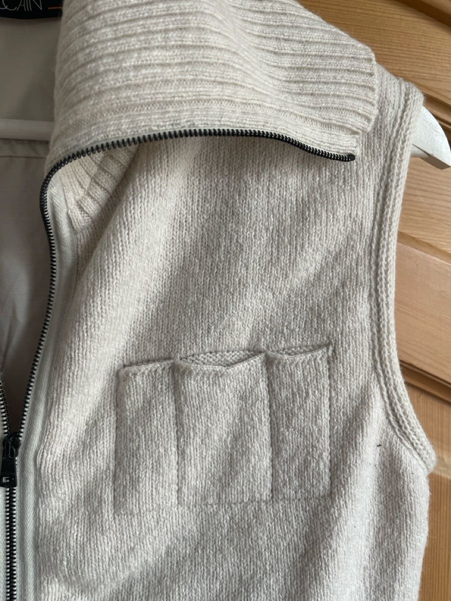 Marc Cain Gilet & Giacche senza maniche: Marc Cain Strickweste Gr. N3 38 offwhite – Nuovo (secondo la descrizione) da Romanshorn venduto da Lieblings_Stuecke 2