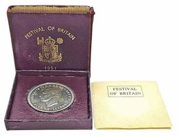 Münze GB Festival of Britain "1951" Sammlerstück