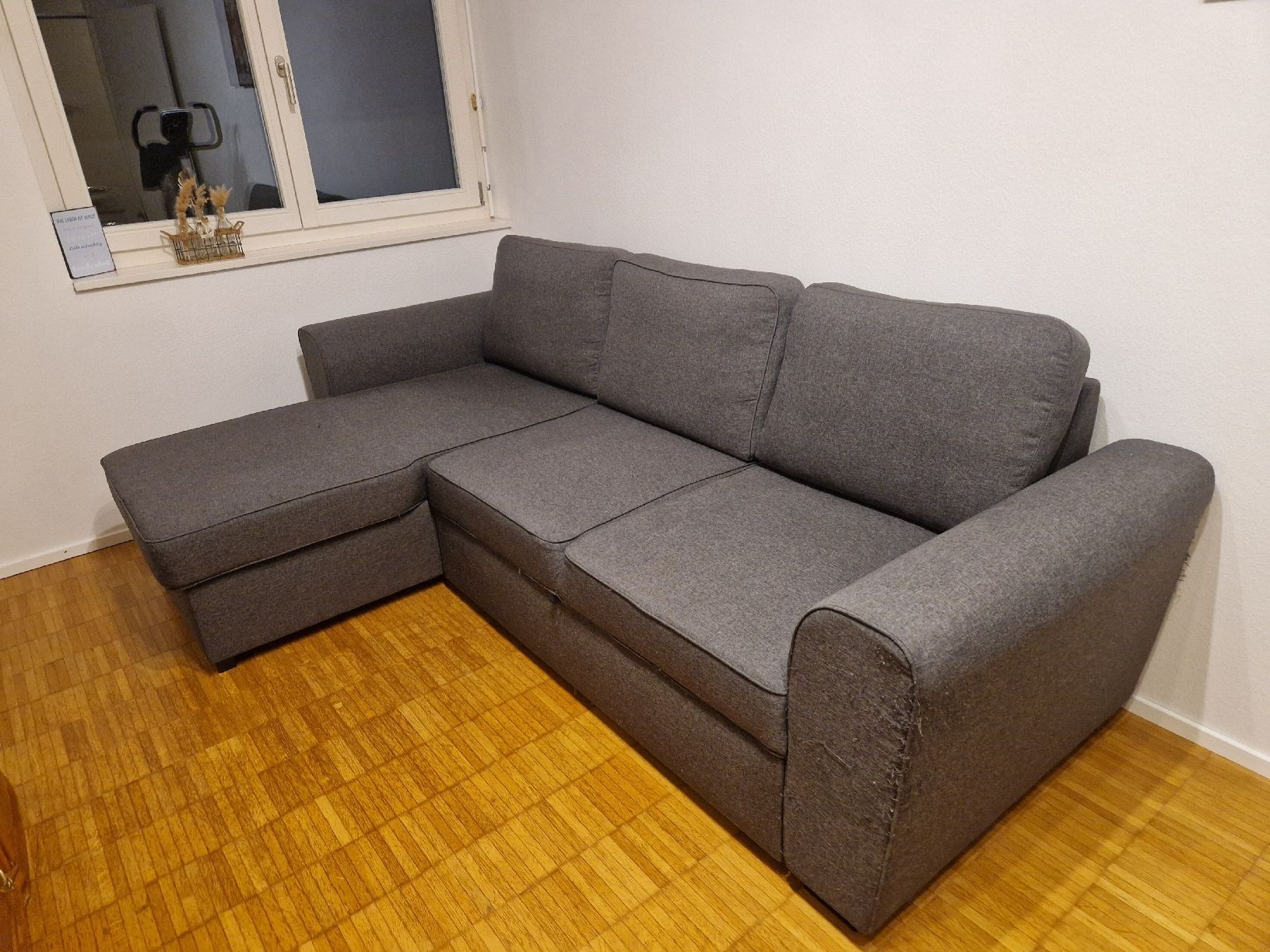 Ikea Ecksofa mit Bettfunktion (Gebraucht) in Laufen für CHF 5 – nur Abholung auf Ricardo kaufen