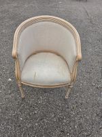Sessel Sesselchen Landhausstil Holzakzente Sommer Deko 