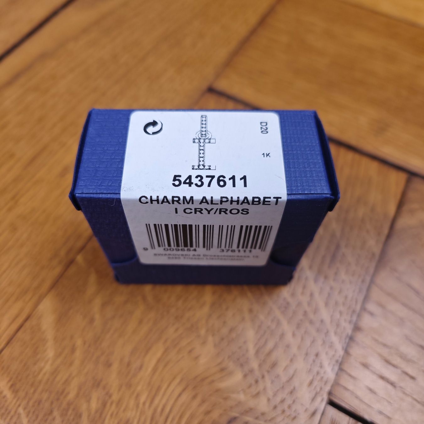 Swarovski Ciondoli: Swarovski Charm Buchstabe "I" 5437611 Kristalle Roségold – Usato da Schaffhausen venduto da clxud 2