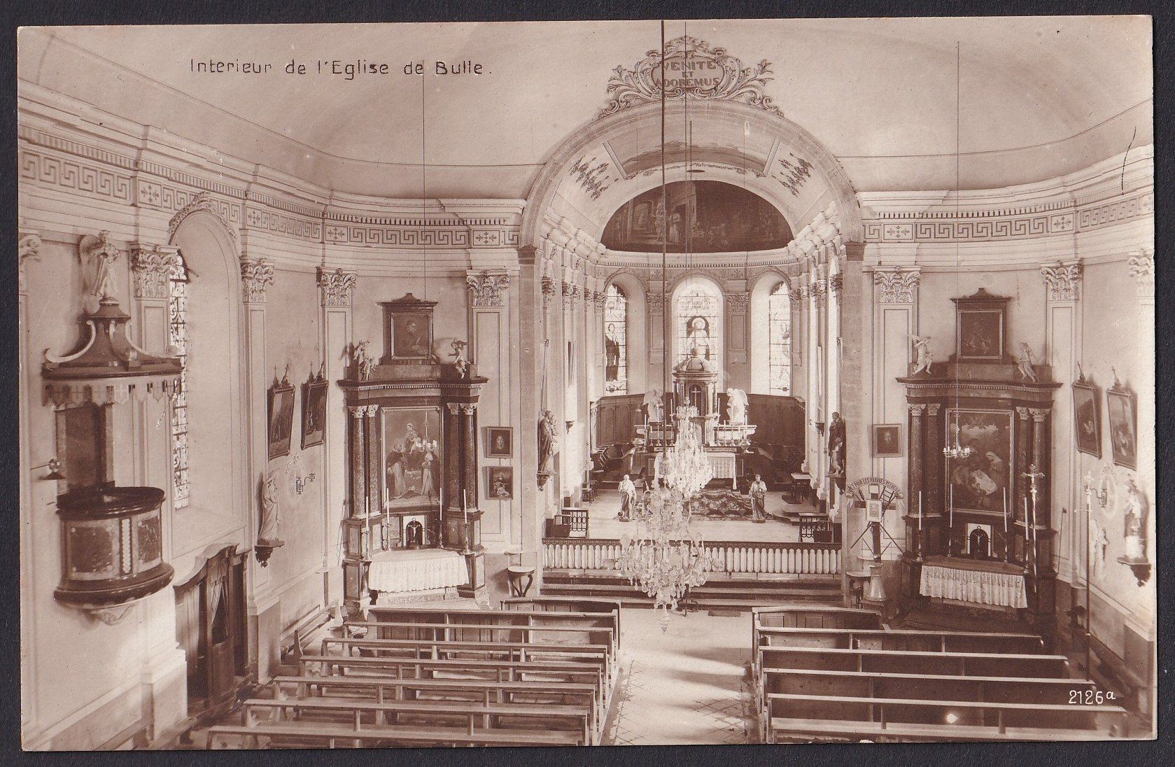 Cartoline postali: Bulle Interieur de l'Eglise – Usato da Olten venduto da clotaldi