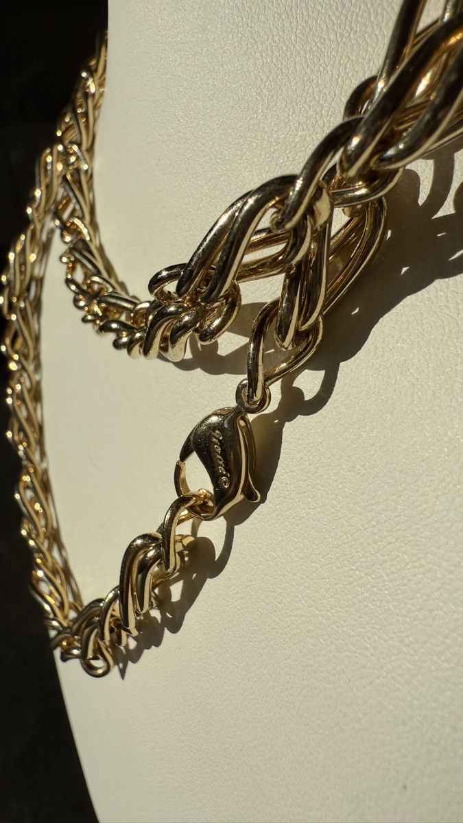Catenine: Collier Grosse Germany plaqué or maillons, Dior – Nuovo (secondo la descrizione) da Nyon venduto da stylevintage79 3
