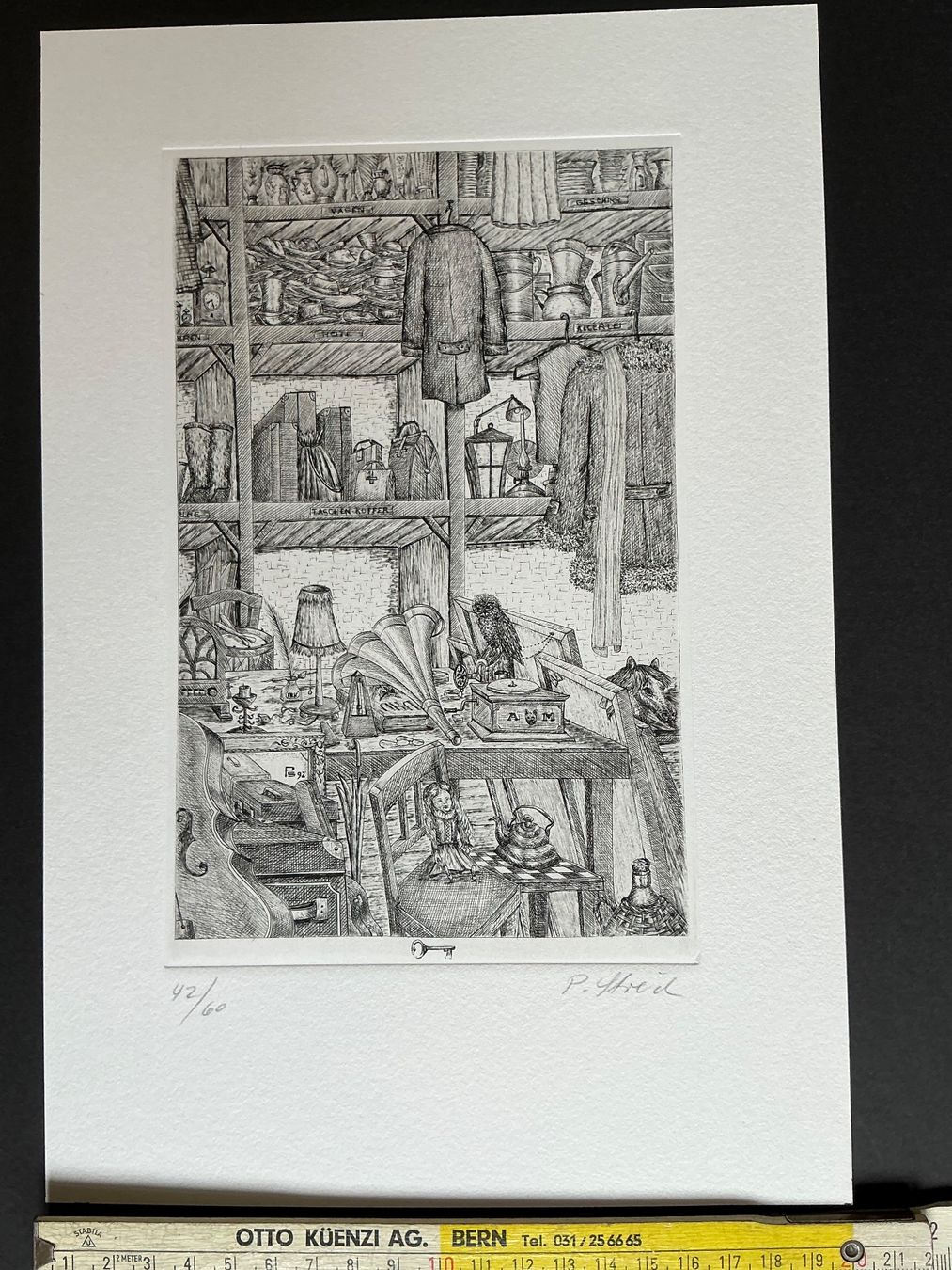 Grafica & Litografie: Peter Streich - Radierung – Usato da Pieterlen venduto da LM1446 1