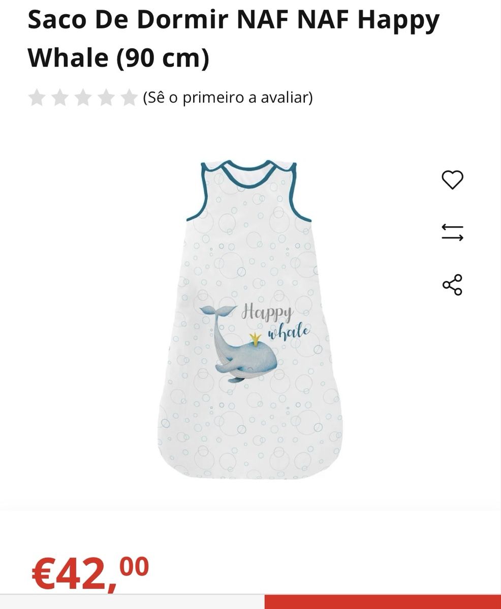 Sacchi a pelo: NAF NAF Happy Whale Schlafsack – Usato da Zürich venduto da GOJ_fr6c