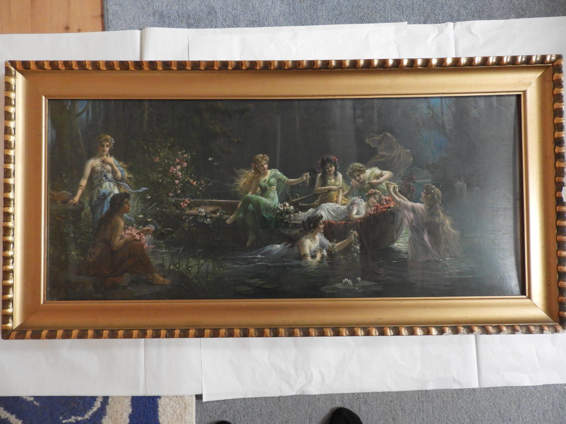 Cornici: Bilderrahmen - Beim Bade - ähnlich Ophelia – Usato da Gutenswil venduto da Sibe7