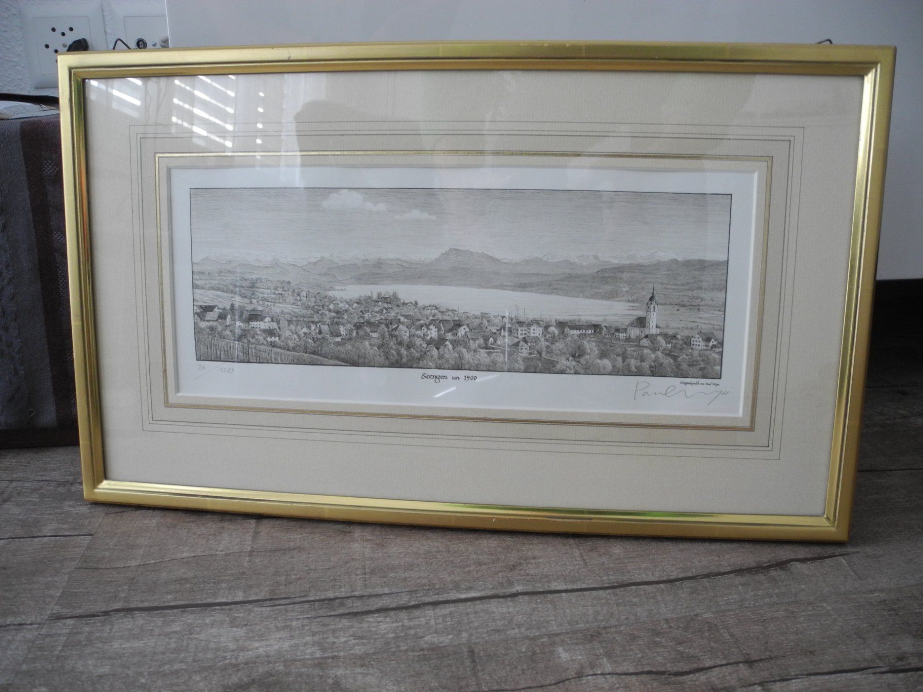 Foto & Immagini: ORIGINAL GRAFIK SEENGEN 1900  SIGNIERT – Usato da Reinach AG venduto da Huckleberrysix 9