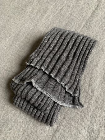 Schal Von Aida Barni grau mit Silber Cashmir