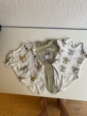 Body kurzarm Set 3 Stck. Grösse 50/56  