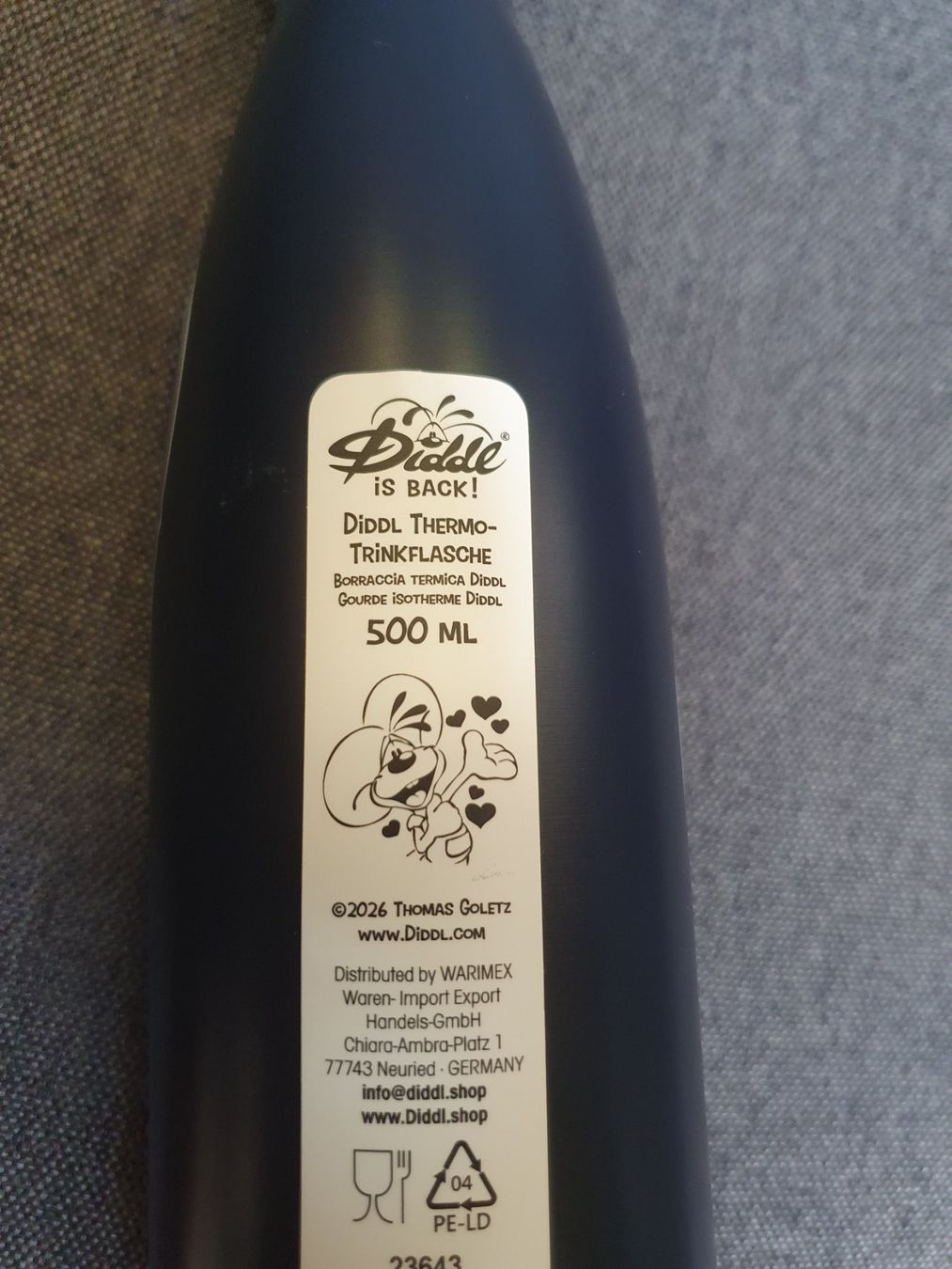 Borracce & Thermos: Diddl Thermosflasche – Nuovo e nell'imballaggio originale da Oftringen venduto da papillon075 1