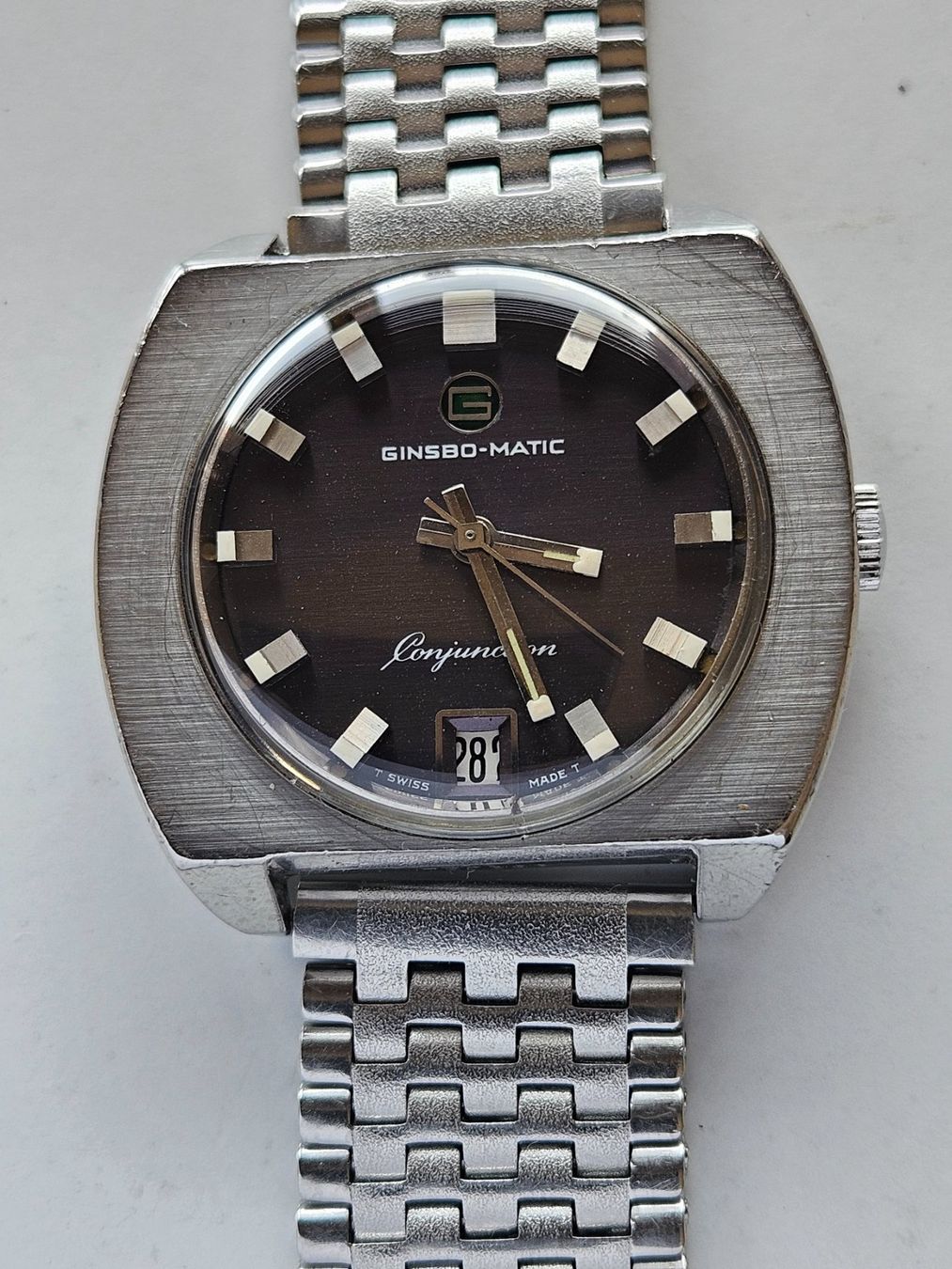 Ginsbo Watch Co Orologi: 155 Ginsbo Matic Conjunction Date – Usato da Berikon venduto da mmm21