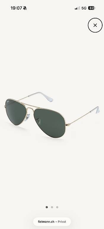 Ray-Ban Occhiali & Lenti: Rayban Aviator Small Gold – Usato da Frauenfeld venduto da Realrob98 1