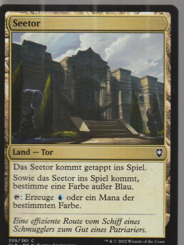 Magic The Gathering Sammelbilder & Trading cards: TCG Magic The Gathering MTG CLB 359 Seetor – Neu (gemäss Beschreibung) aus Vezia von Aquarius_Age