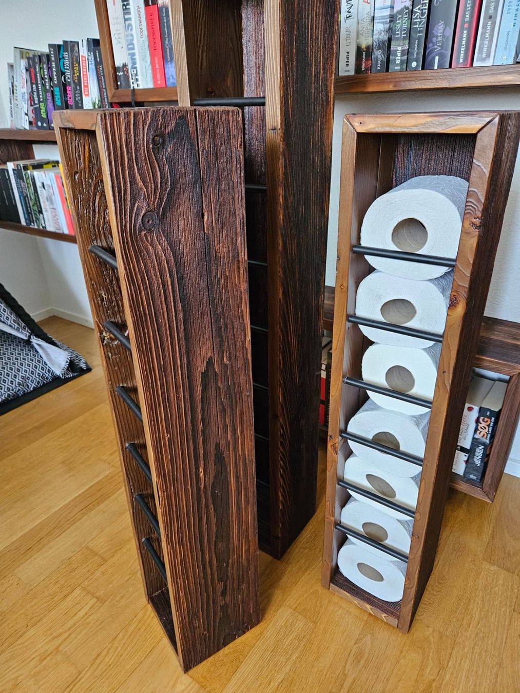 WC: Altholz WC - Rollenhalter – Nuovo e nell'imballaggio originale da Thun venduto da Wood-Art 1