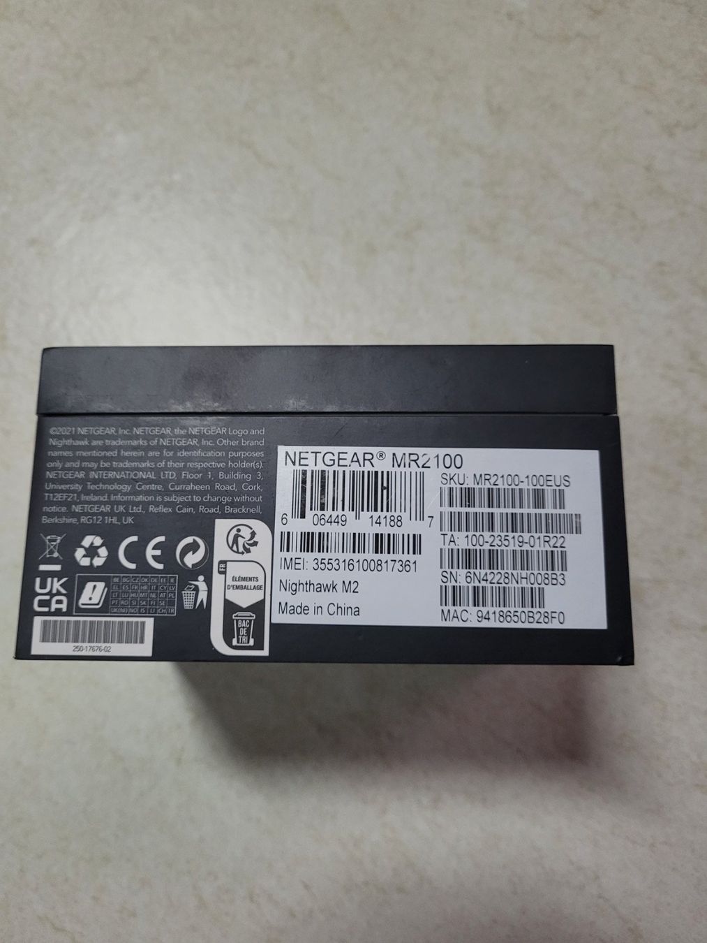 Netgear Modems & Router: Netgear Nighthawk M2 (MR2100) mit Antenne – Gebraucht aus Oensingen von  2