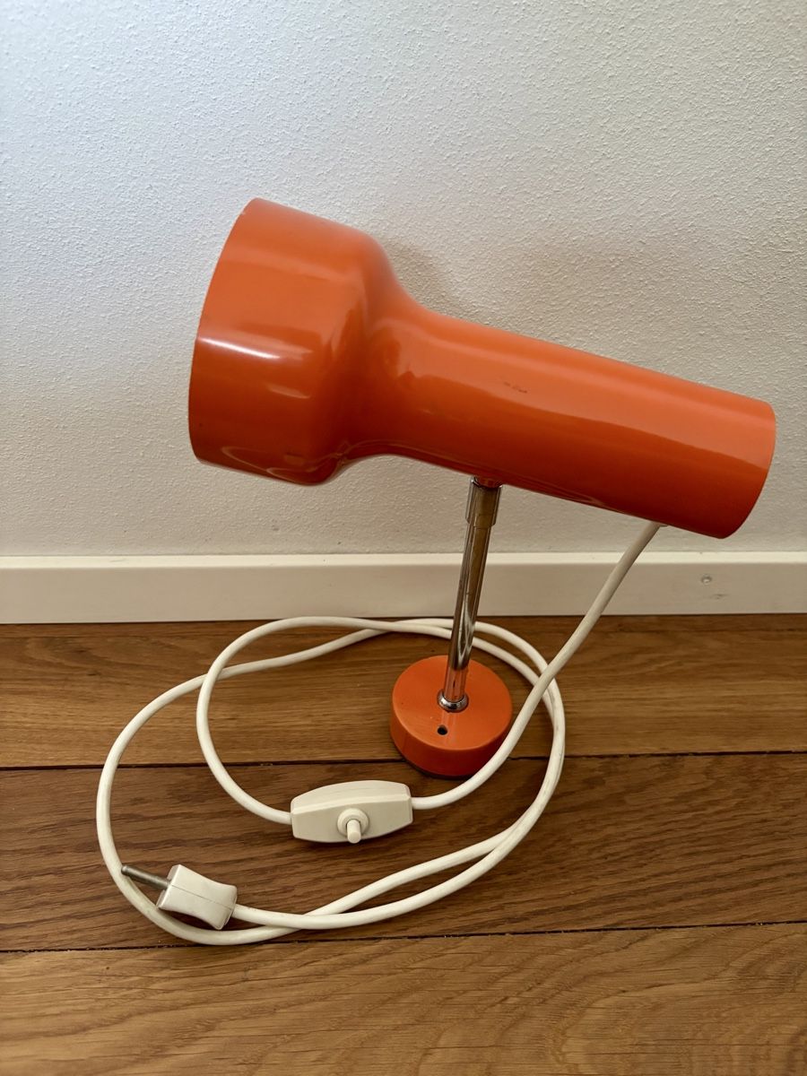 Lampen: Metalleuchte Orange Retro Design – Gebraucht aus Thun von Kerolein 1