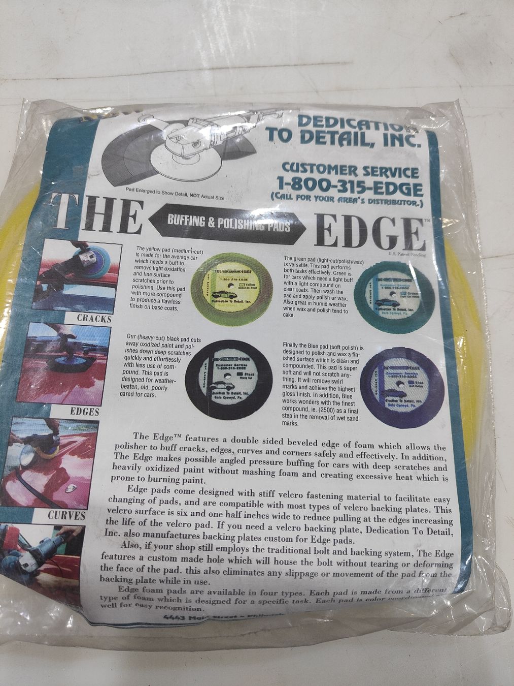 Tutti gli attrezzi: Pad de polissage jaune The Edge Kosmic neuf – Nuovo e nell'imballaggio originale da Matran venduto da kheops026