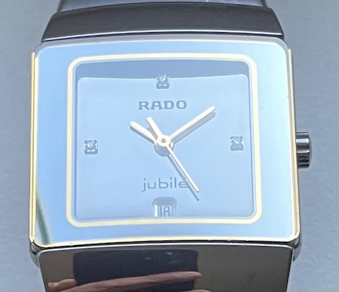 RADO Uhr DiaStar Jubilé, Brillanten, Keramik