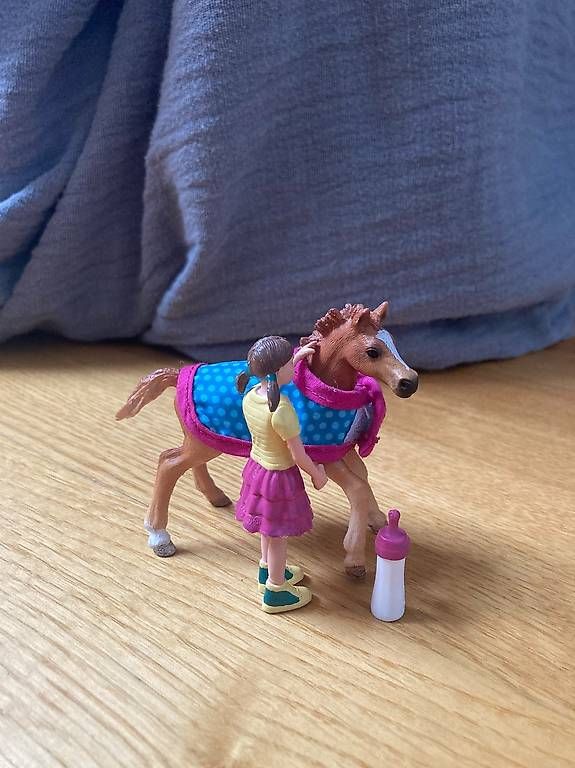 Jouets: Süsses Schleich Fohlen mit Mädchen  – D'occasion à Köniz par corinnevo 2