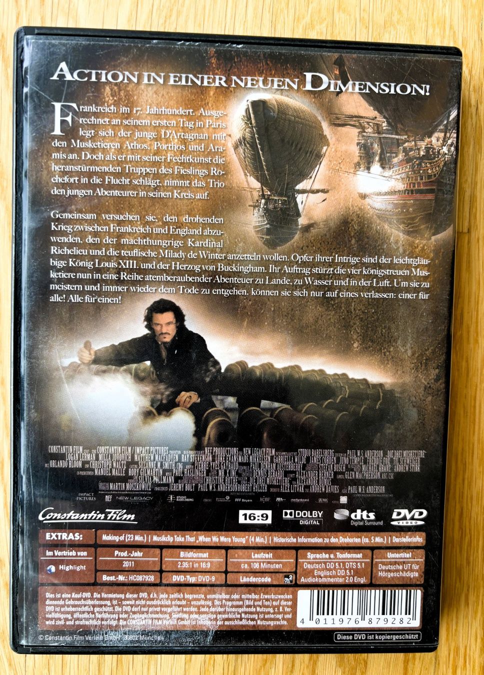 Tutti i DVDs: Die Drei Musketiere DVD – Usato da Riehen venduto da martinaaebersold 1