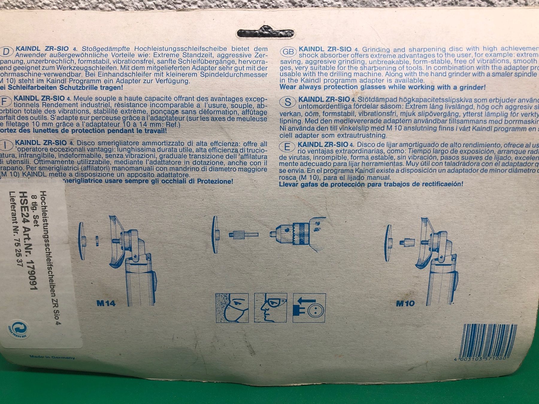 Smerigliatrici & Lucidatrici: Schleifscheiben – Nuovo e nell'imballaggio originale da Hunzenschwil venduto da jaeggi1978 1