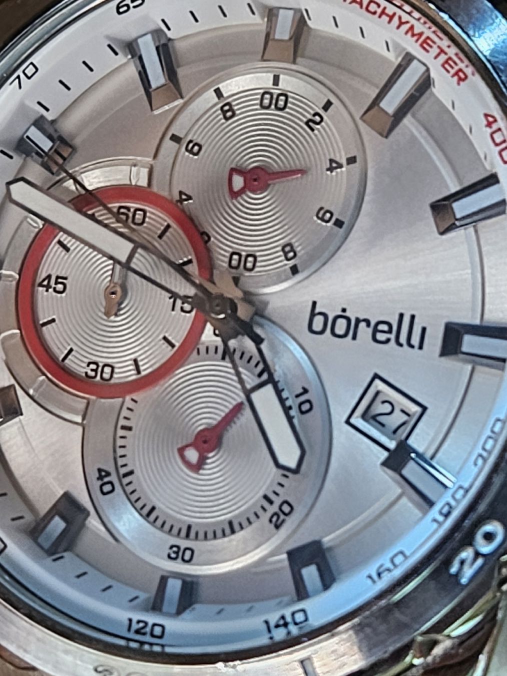 Uhren: Borelli Herrenuhr Chronograph 46mm – Gebraucht aus Flamatt von pie_f9zm 3