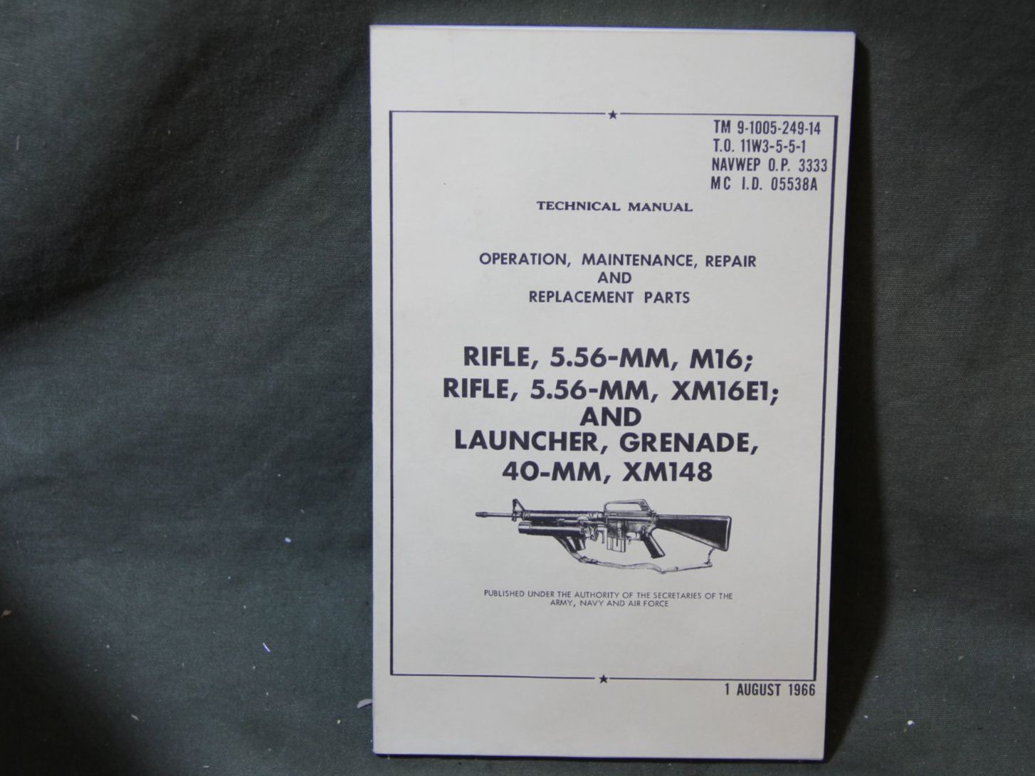 Libri: 5.56mm M16 US Army Rifle, technical Manual – Usato da Belp venduto da Tomsek