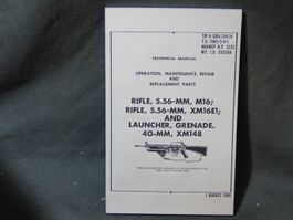5.56mm M16 US Army Rifle, technical Manual