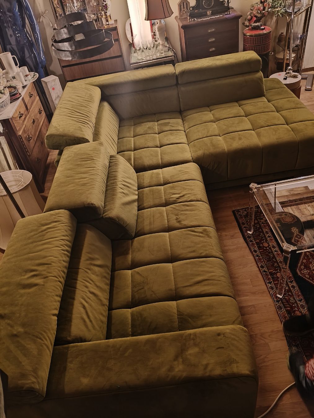 Sofas: Sofa "Moderna" Dunkelgrün  – Gebraucht aus Zwingen von inf_2blh 4