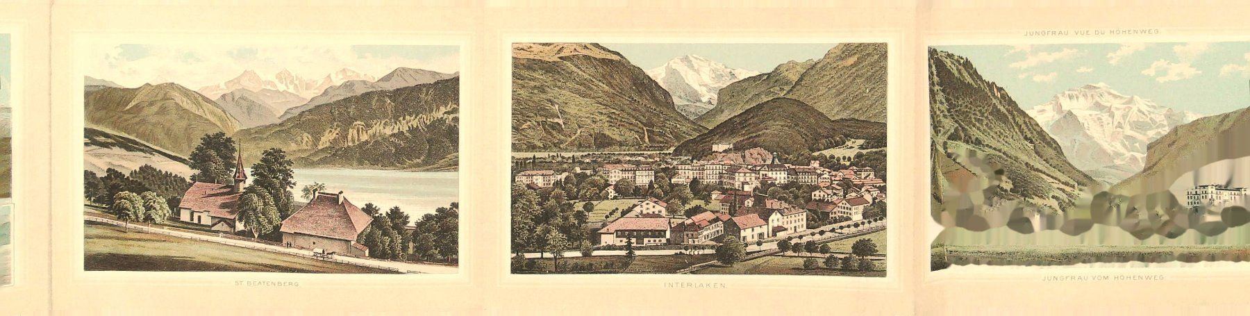 Libri: Berner Oberland Leporello um 1890 – Usato da Rafz venduto da booksell 3