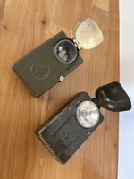2 alte Militär Taschenlampen