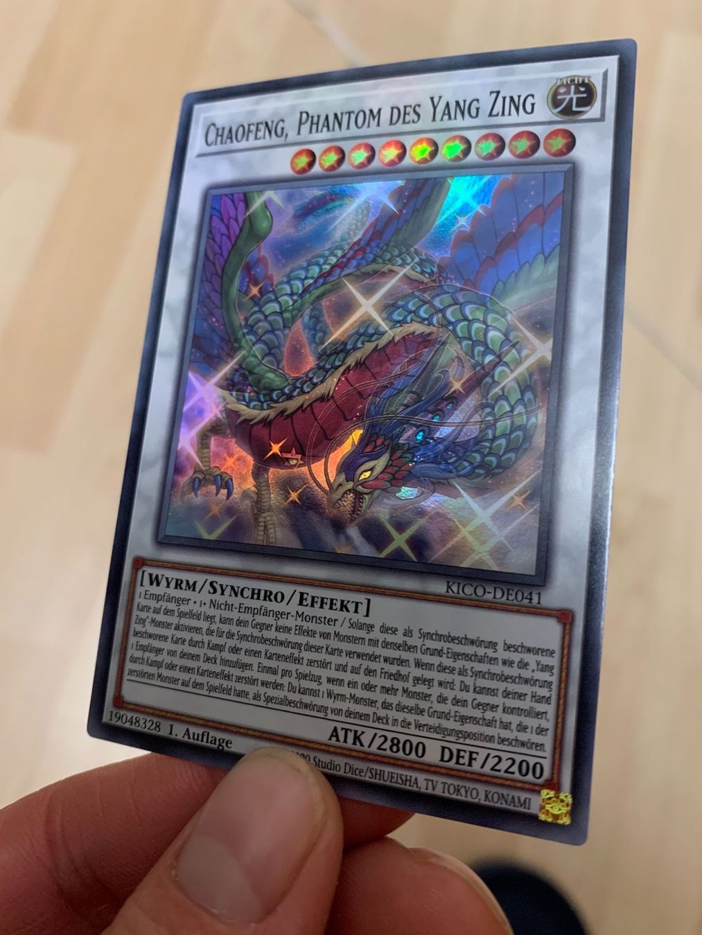 Yugioh Carte collezionabili: Chaofeng, Phantom des Yang Zing, KICO-DE041, Super Rare – Nuovo (secondo la descrizione) da Gränichen venduto da Pauli94 1