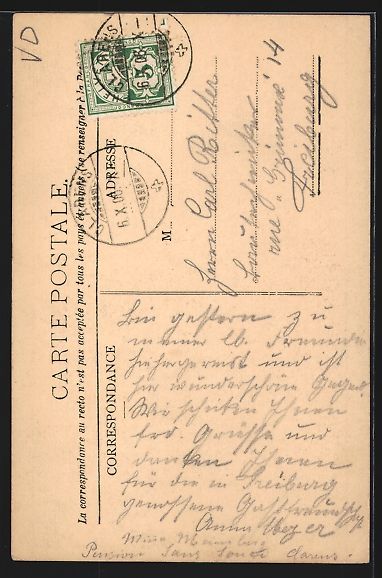 Cartes postales: AK Chillon, Le Château, 1906 – D'occasion à Berlin par bartko-reher 1