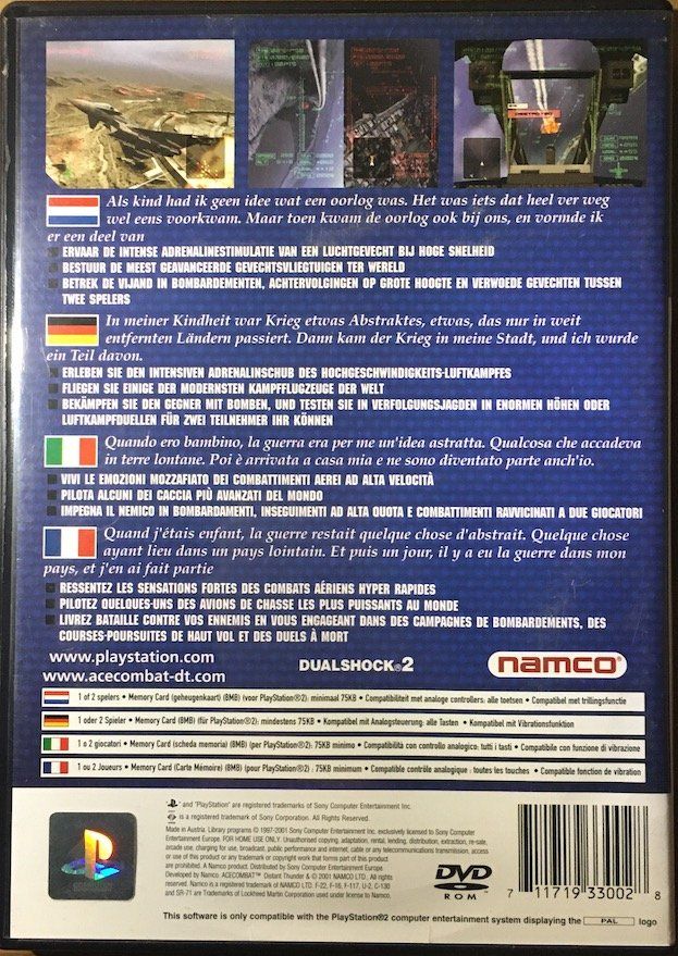 Sony Giochi: ACECOMBAT Distant Thunder - PlayStation 2 – Usato da Lausanne venduto da RB19 1