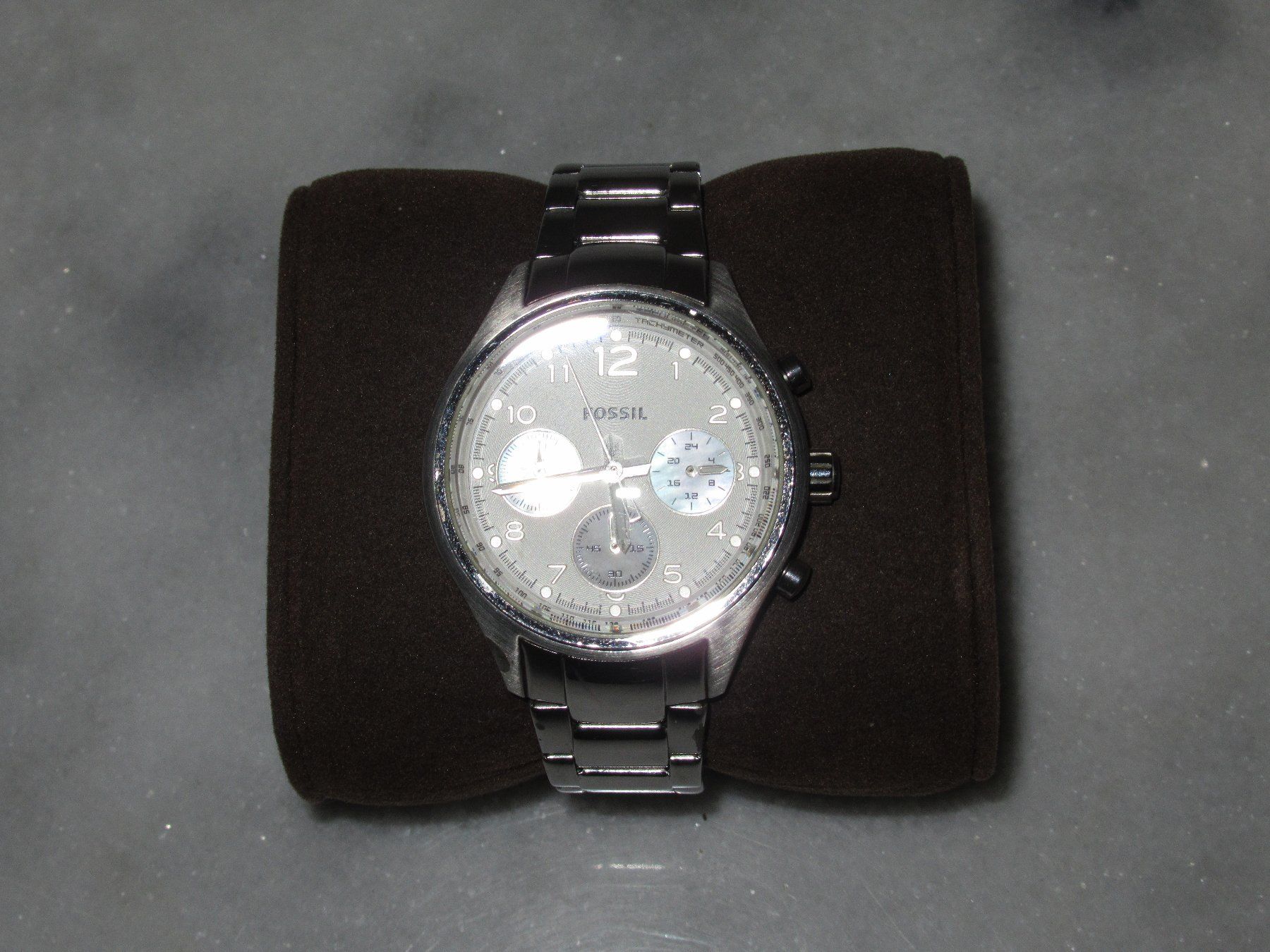 Fossil Orologi: SCHÖNER CHRONOGRAPH "FOSSIL" NEUE BATTERIE – Usato da Au ZH venduto da FashionConsultant