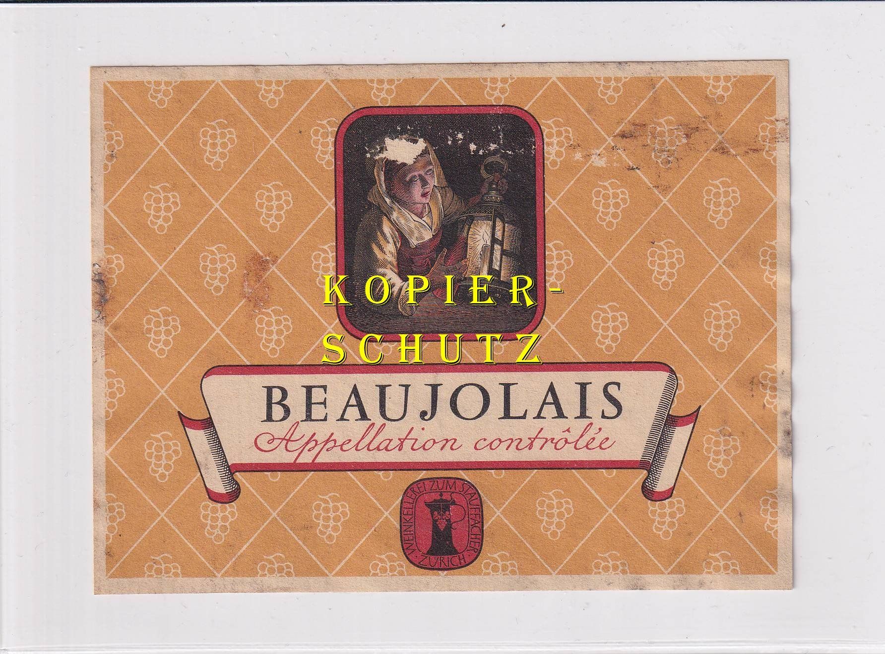 Carta: Etikette - Beaujolais /bd – Usato da Hombrechtikon venduto da Rudolf07