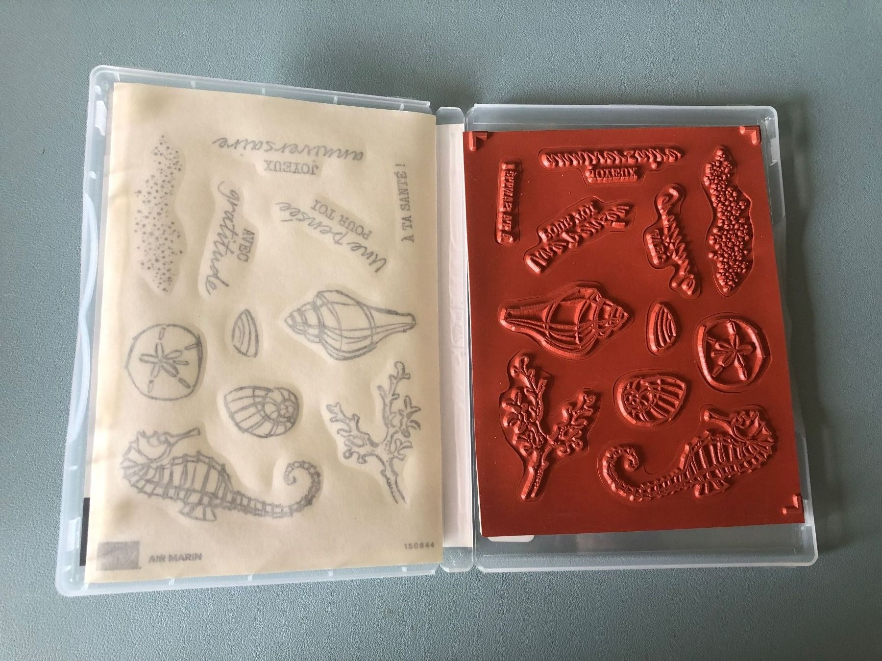 Stampin' up! Tampons: Air Marin - Stampin Up - A – Neuf avec emballage d'origine à Neukirch (Egnach) par muolen 1