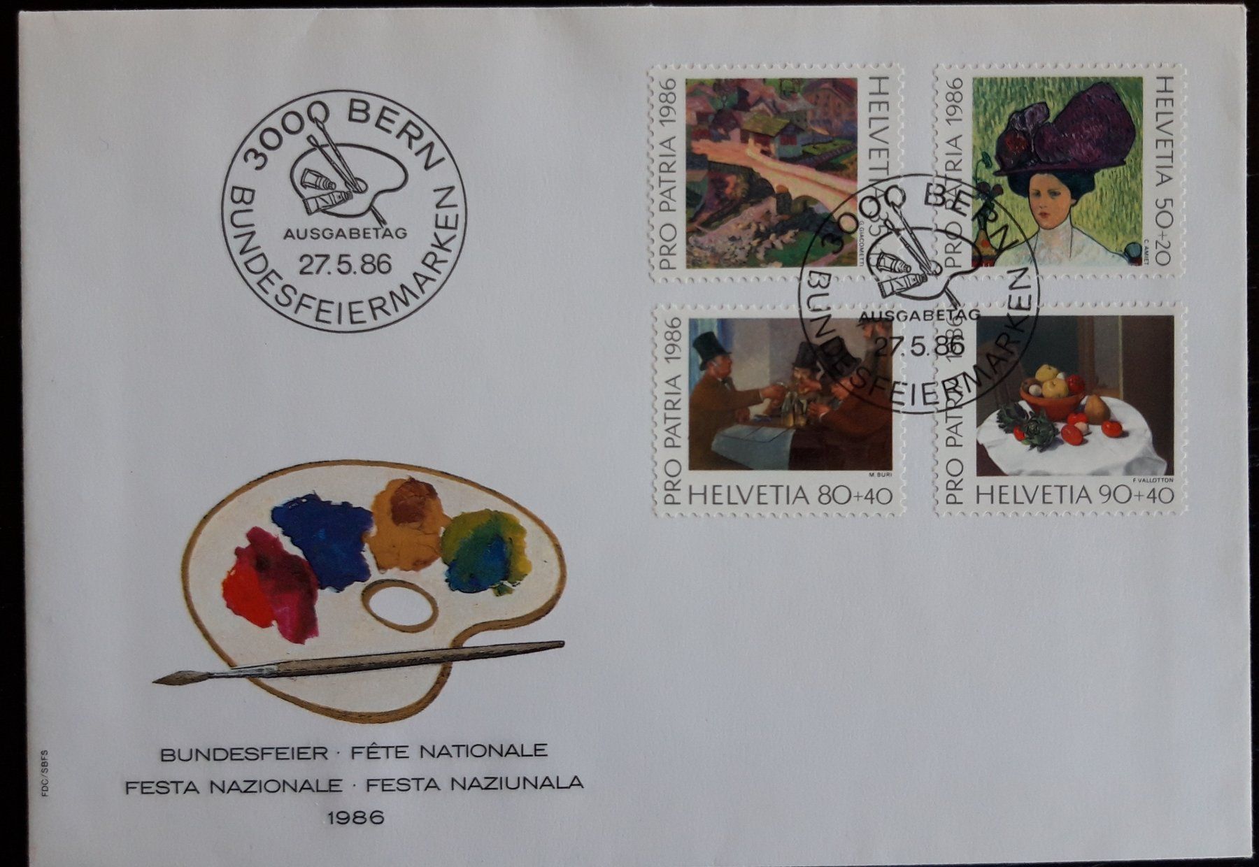Tutti i francobolli: Ersttagbriefe 1984 / 1986 – Usato da Buus venduto da papillon098 2