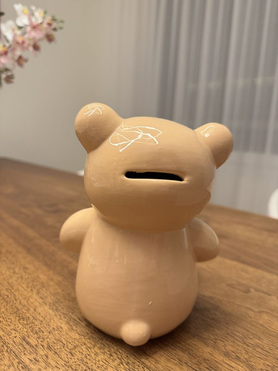 Salvadanai: Keramik Spardose Teddybär – Usato da Niederhasli venduto da Mfallegger 1