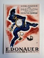 Omega Postkarte Carl Moos, Demon of Covetousness