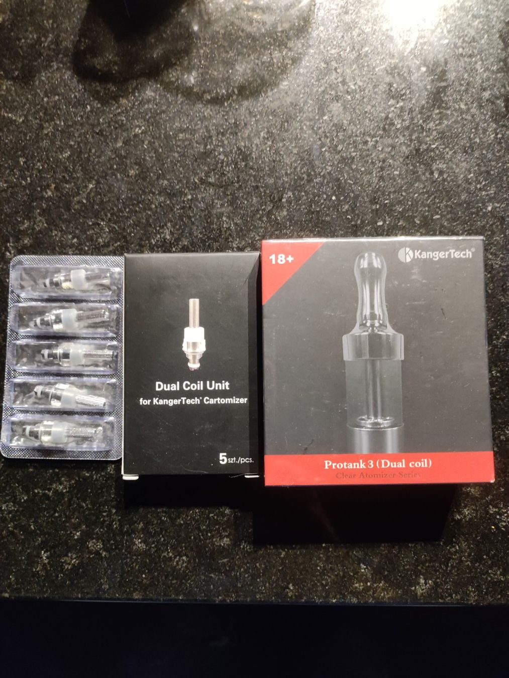 Altri Prodotti per fumatori: KangerTech Protank 3 (Dual Coil) – Nuovo e nell'imballaggio originale da Boswil venduto da ReneAdm