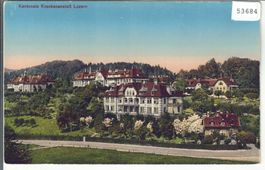 Luzern - Kantonales Krankenhaus - Litho