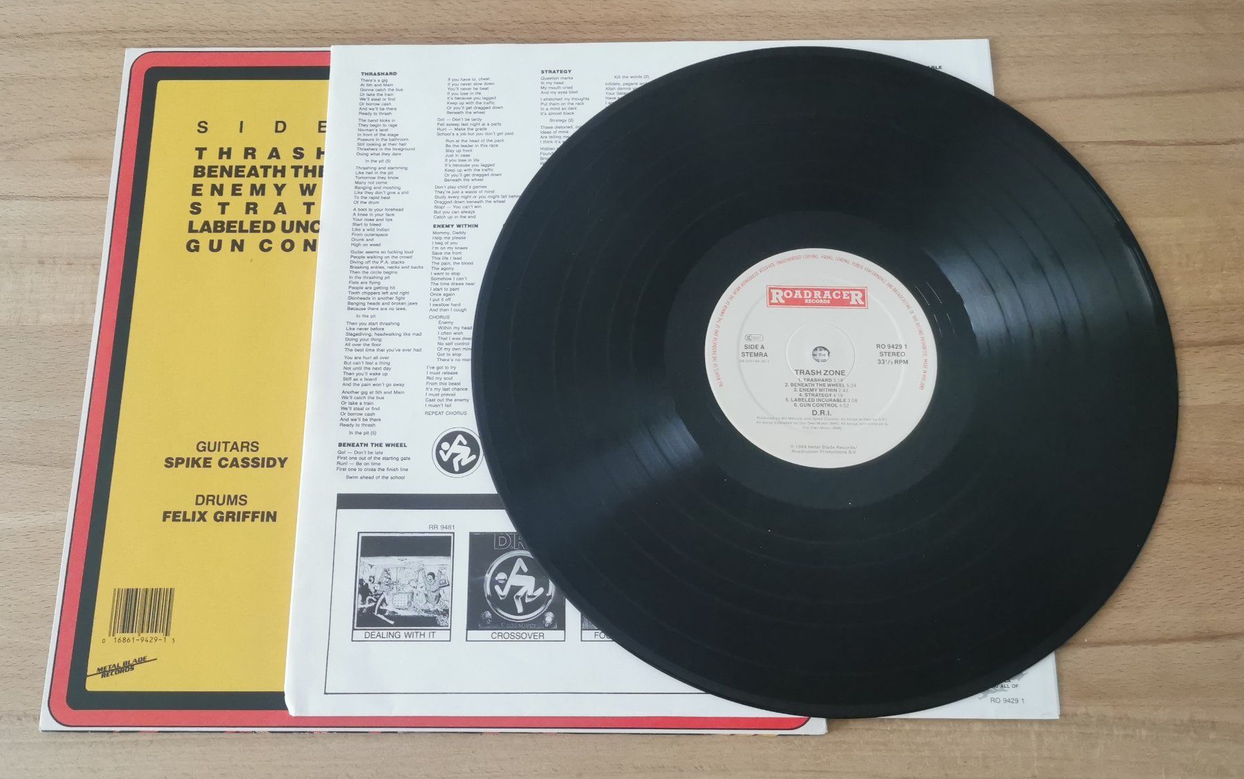 Dischi in vinile: D.R.I.: Thrash zone LP USA Hard Core Crossover S.O.D. Excel – Usato da Münchwilen TG venduto da Swb 2